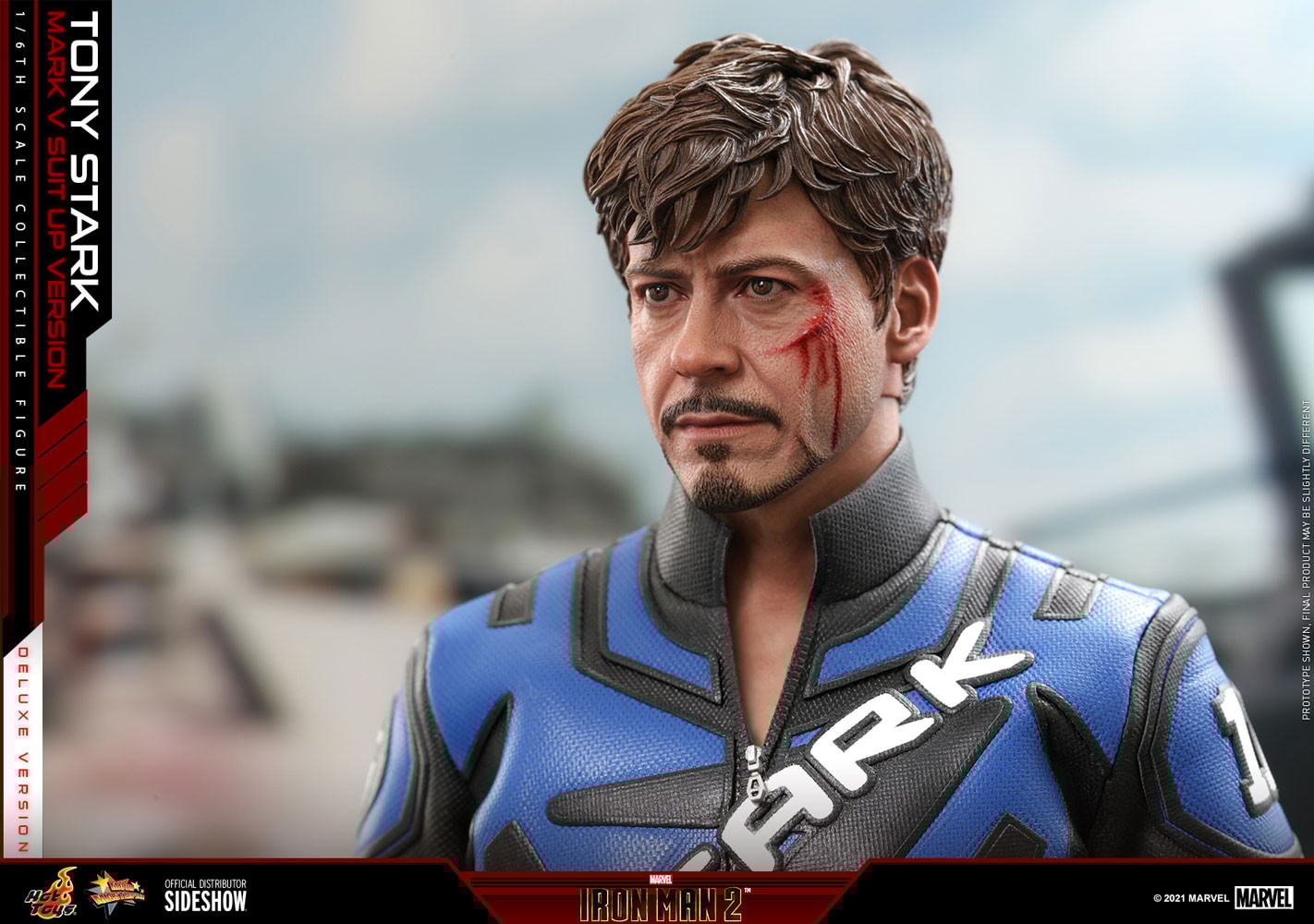 Tony Stark (Mark V Suit Up Version) Deluxe (Prototype Shown) View 10