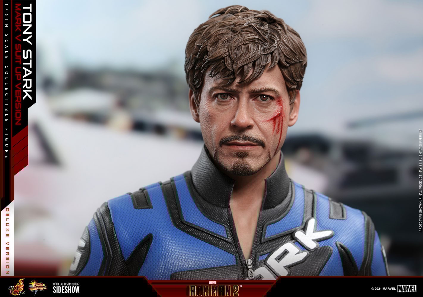 Tony Stark (Mark V Suit Up Version) Deluxe (Prototype Shown) View 2