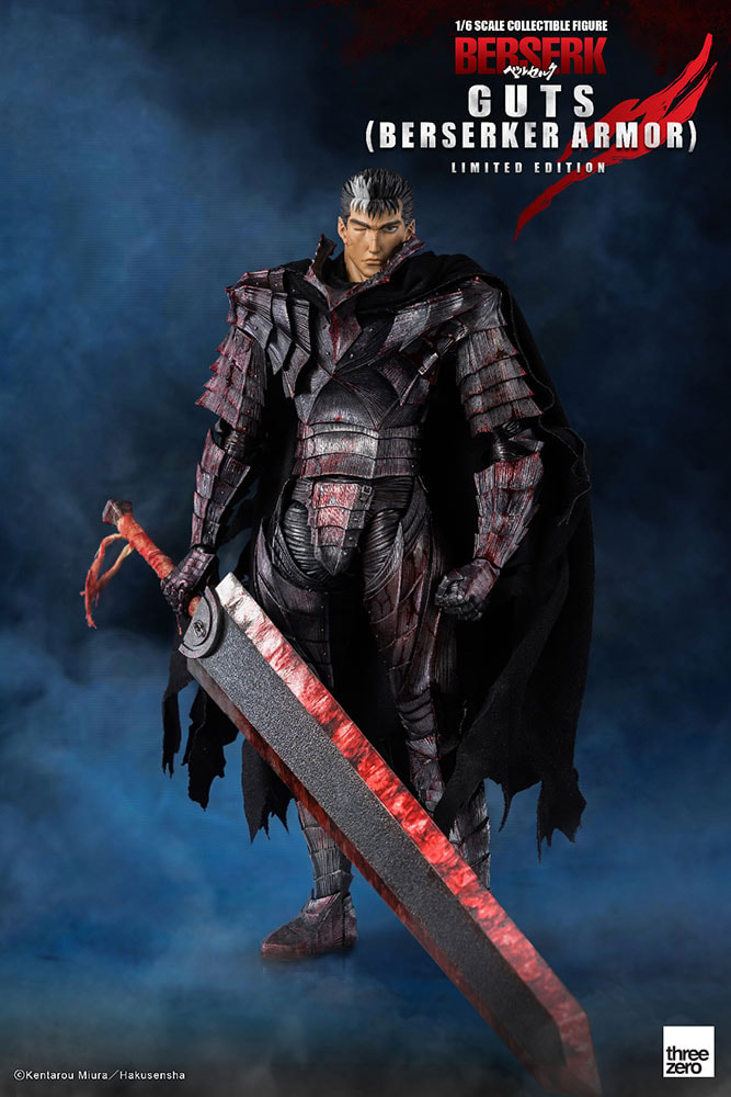 Berserk figurine 1/6 Guts (Black Swordsman) 32 cm - THREEZERO threezero  4897056200562 : Breizh Comic's : Figurine Manga et Comics