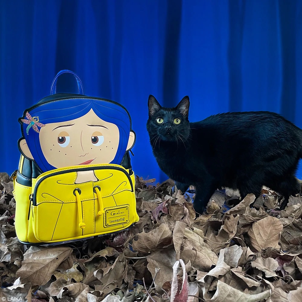Coraline Raincoat Cosplay Mini Backpack- Prototype Shown