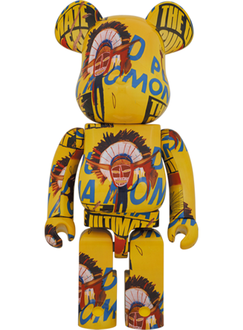 Be@rbrick Andy Warhol x Jean-Michel Basquiat #3 1000% Collectible Figure by  Medicom
