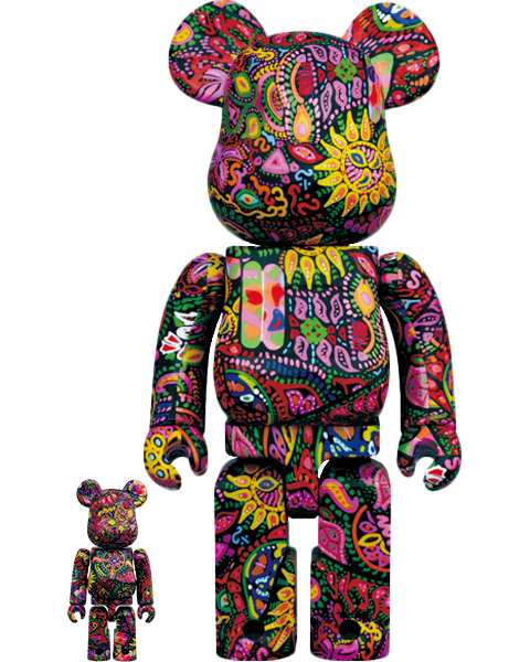 Be@rbrick Psychedelic Paisley 100% & 400%