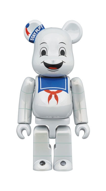 Be@rbrick Stay Puft Marshmallow Man (White Chrome Version) 100