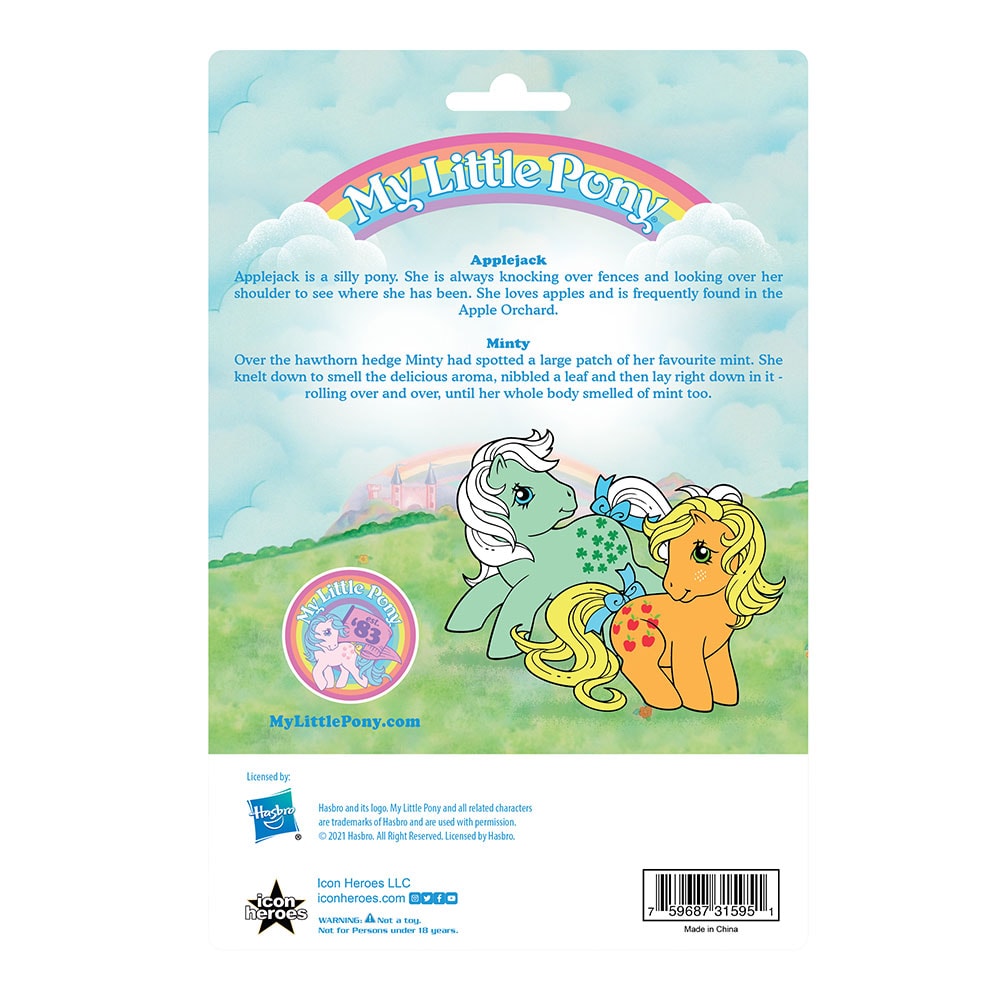 Applejack x Minty Pin Set- Prototype Shown