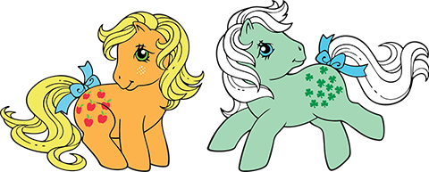 Applejack x Minty Pin Set- Prototype Shown