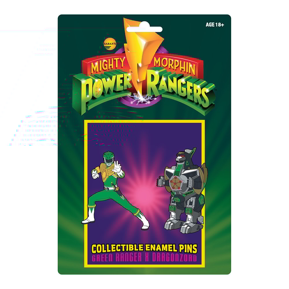 Green Ranger x Dragonzord Pin Set- Prototype Shown