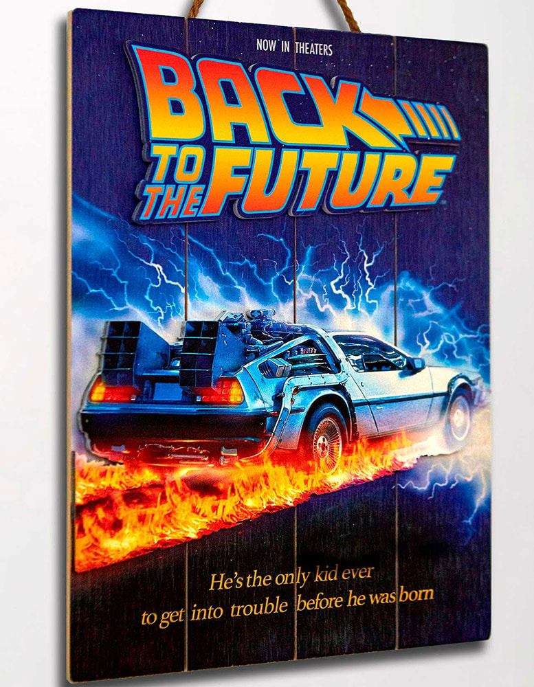 Back to the Future I WOODART 3D “1985” (Prototype Shown) View 5