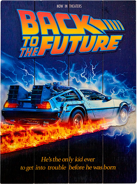 Back to the Future I WOODART 3D “1985”