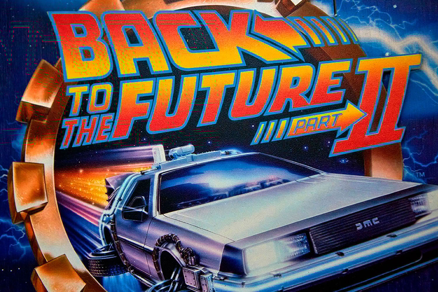 Back to the Future II WOODART 3D “Flying Delorean” (Prototype Shown) View 5