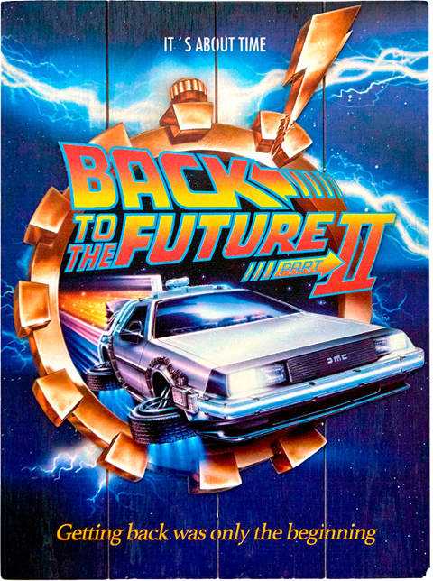 Back to the Future II WOODART 3D “Flying Delorean” (Prototype Shown) View 7