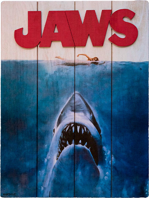 Jaws WOODART 3D “1975 Art”