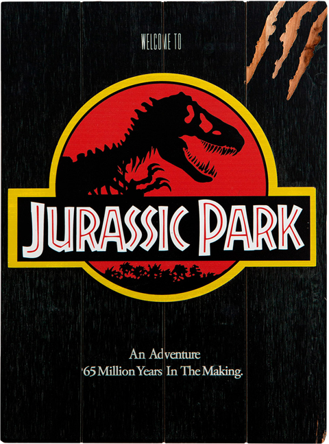Jurassic Park WOODART 3D “1993 Art”