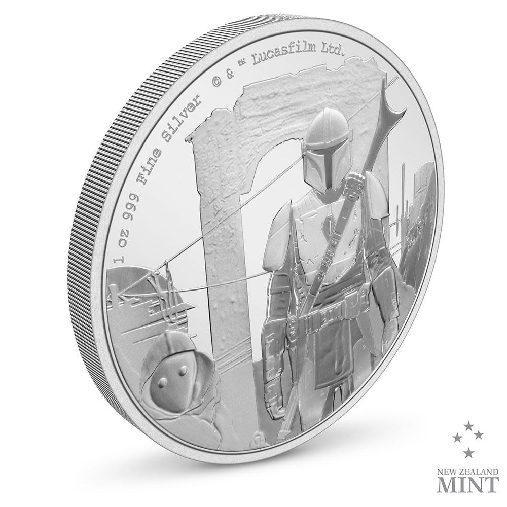 The Mandalorian™ Classic 1oz Silver Coin