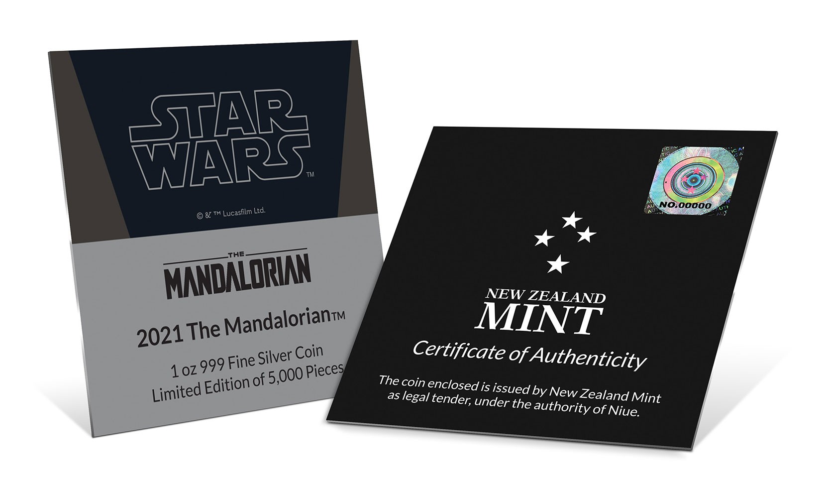 The Mandalorian™ Classic 1oz Silver Coin