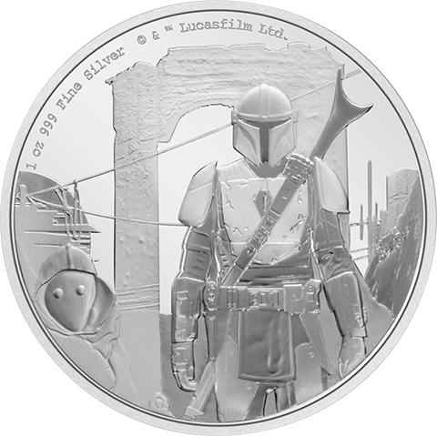 The Mandalorian™ Classic 1oz Silver Coin