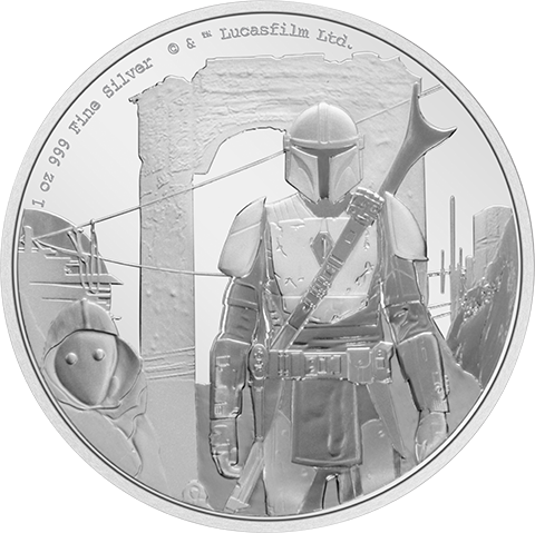 The Mandalorian™ Classic 1oz Silver Coin