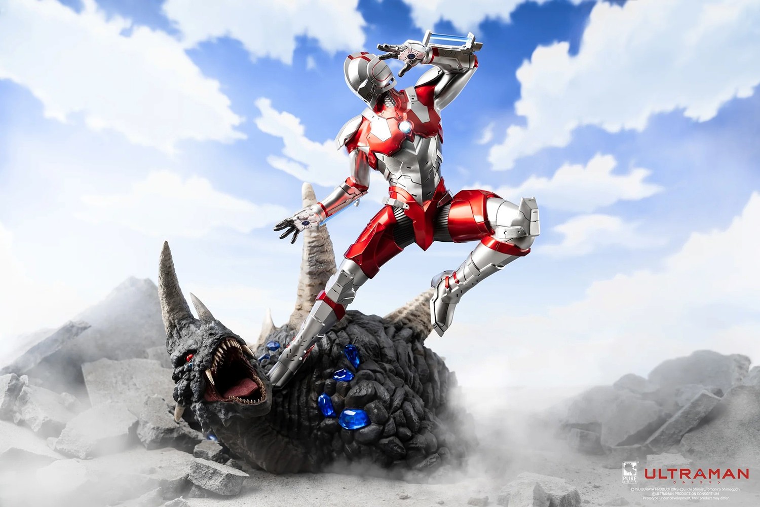 Ultraman vs Black King (Prototype Shown) View 1