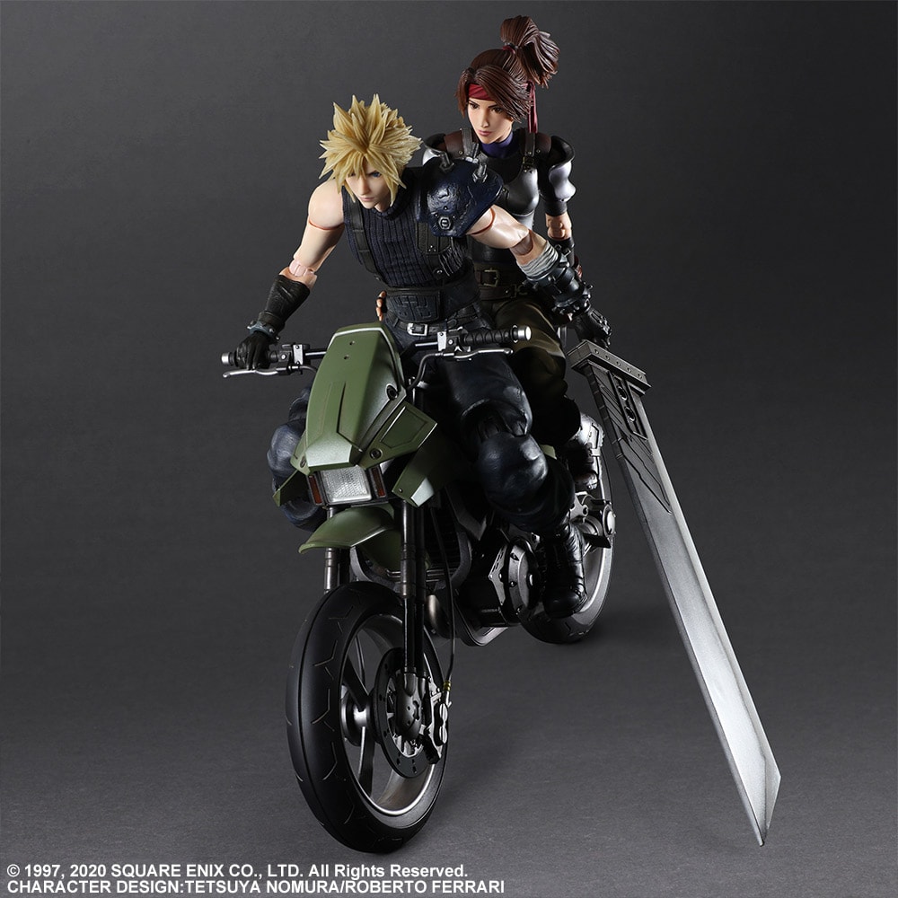 Jessie, Cloud, and Motorcycle