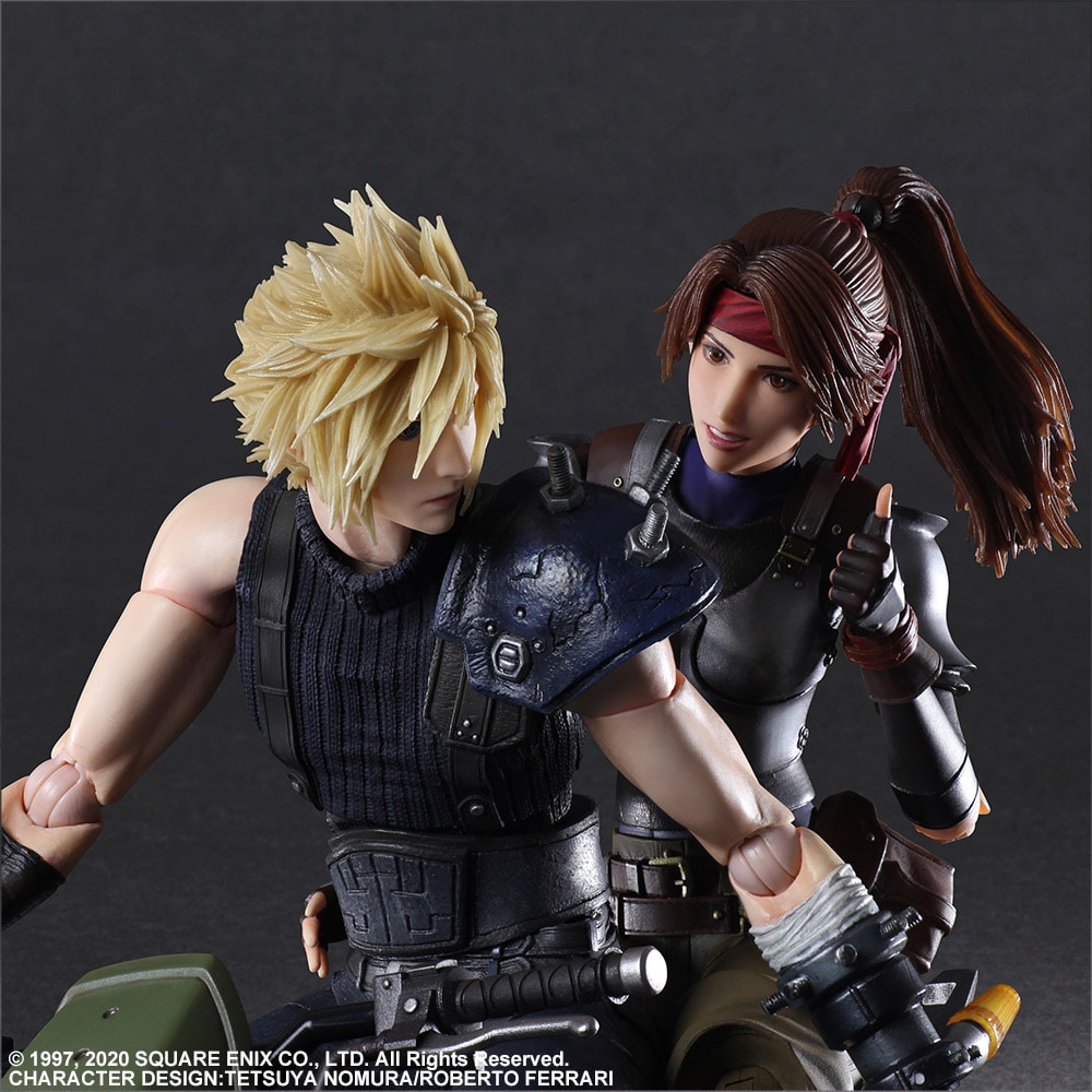 Jessie, Cloud, and Motorcycle