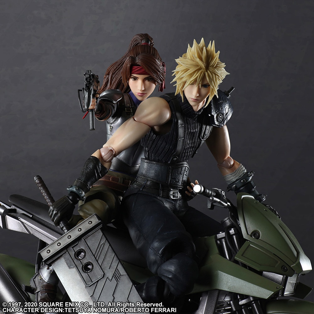Jessie, Cloud, and Motorcycle