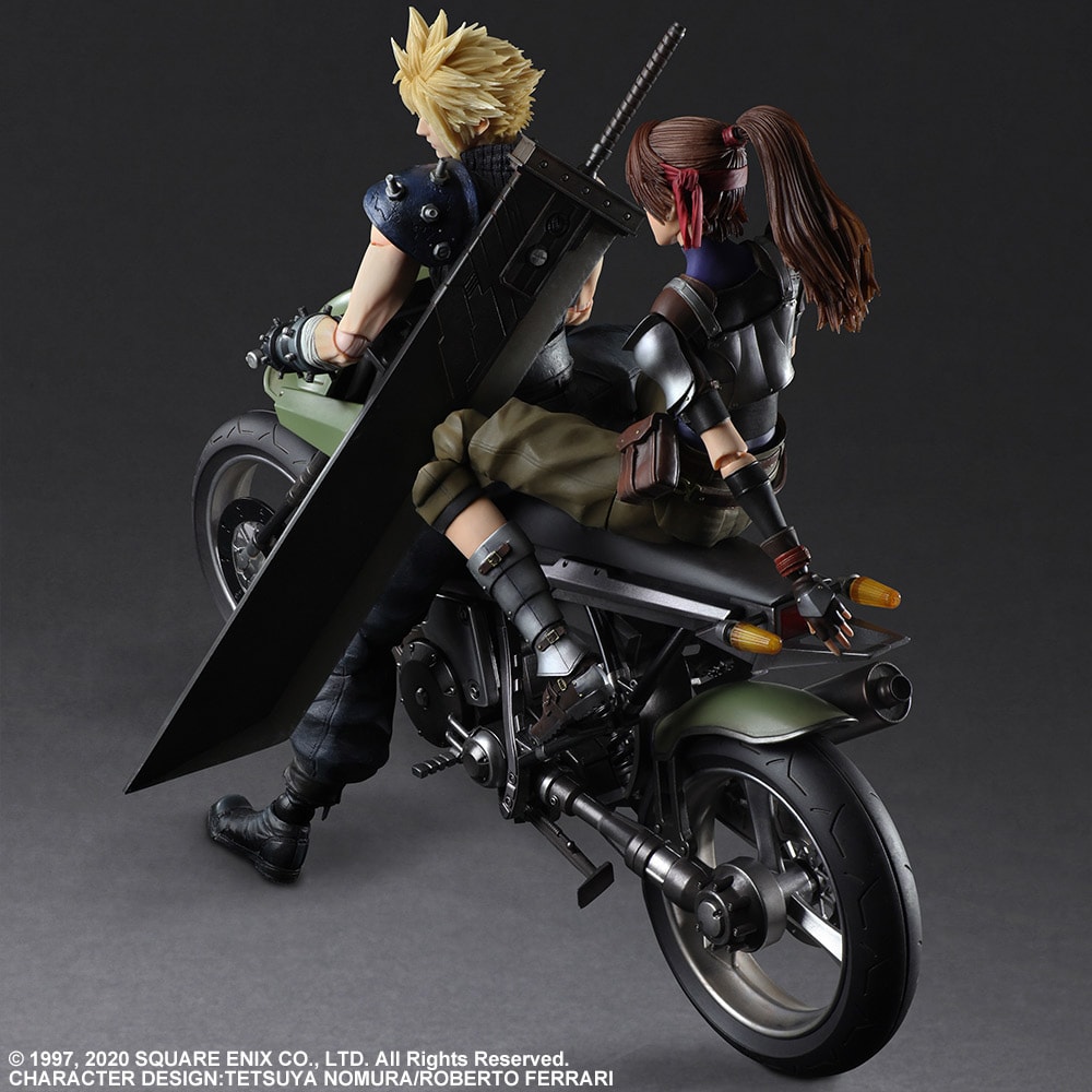 Jessie, Cloud, and Motorcycle
