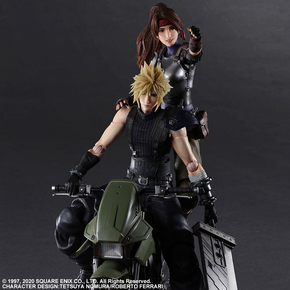 Jessie, Cloud, and Motorcycle