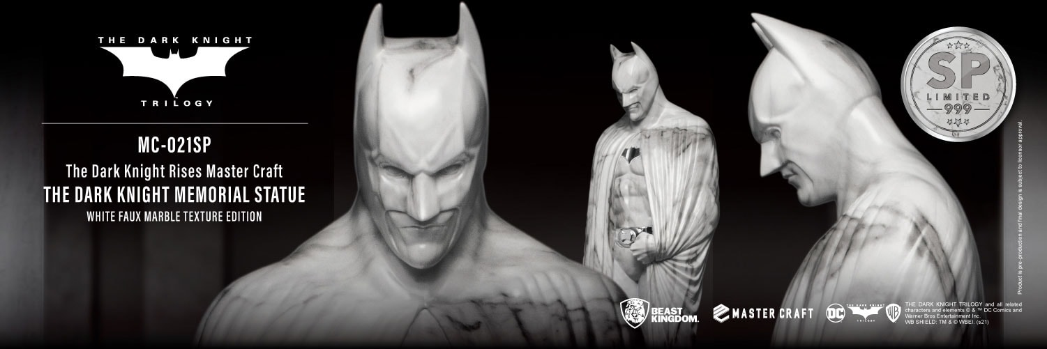 The Dark Knight Memorial (White Faux Marble Texture Edition)- Prototype Shown