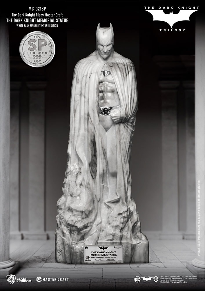 The Dark Knight Memorial (White Faux Marble Texture Edition)- Prototype Shown