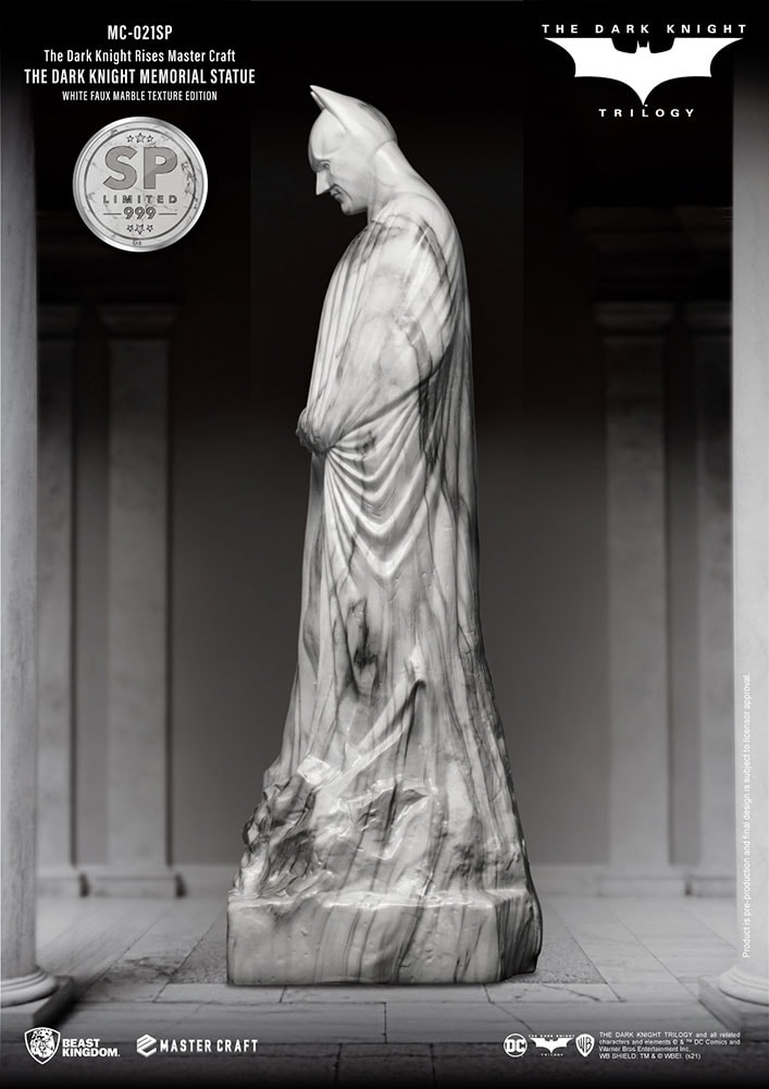 The Dark Knight Memorial (White Faux Marble Texture Edition)- Prototype Shown