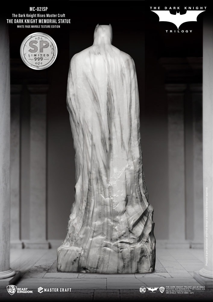 The Dark Knight Memorial (White Faux Marble Texture Edition)