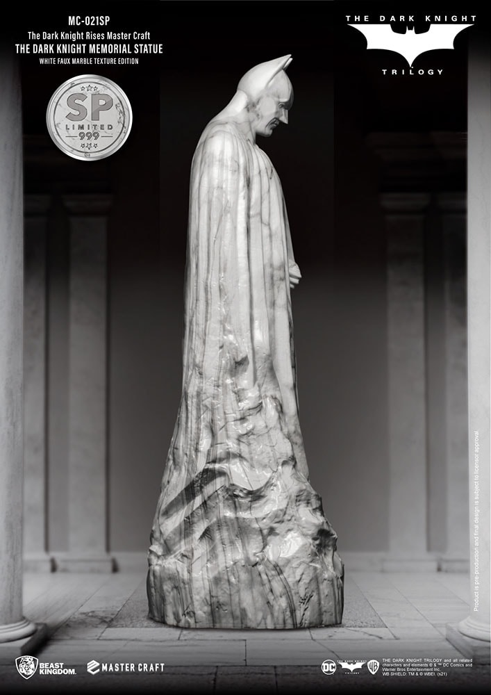 The Dark Knight Memorial (White Faux Marble Texture Edition)