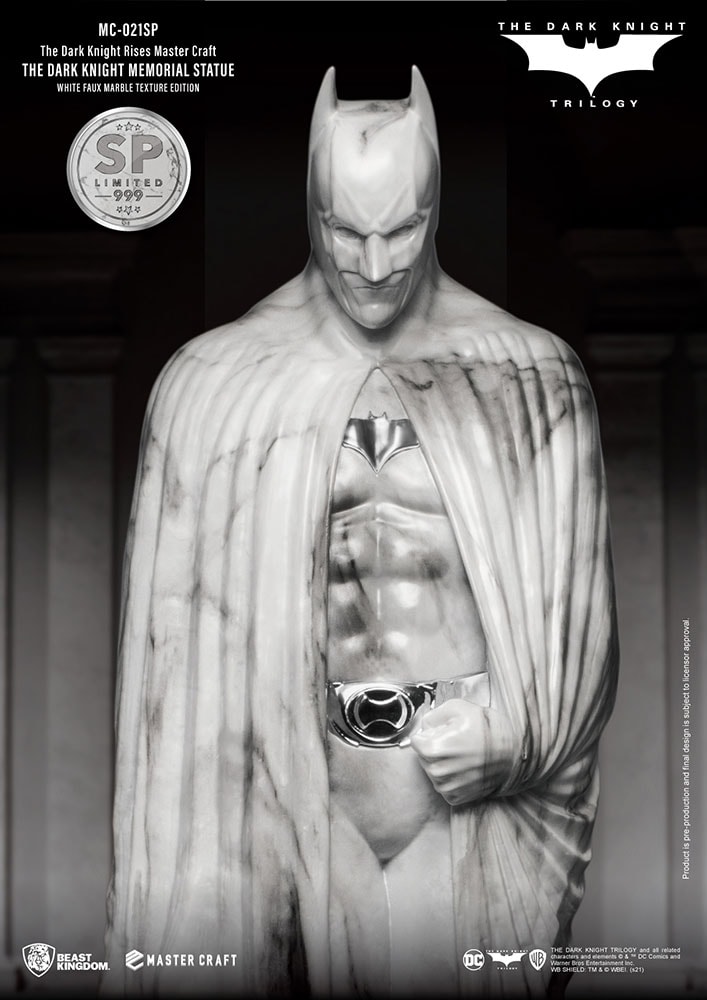 The Dark Knight Memorial (White Faux Marble Texture Edition)