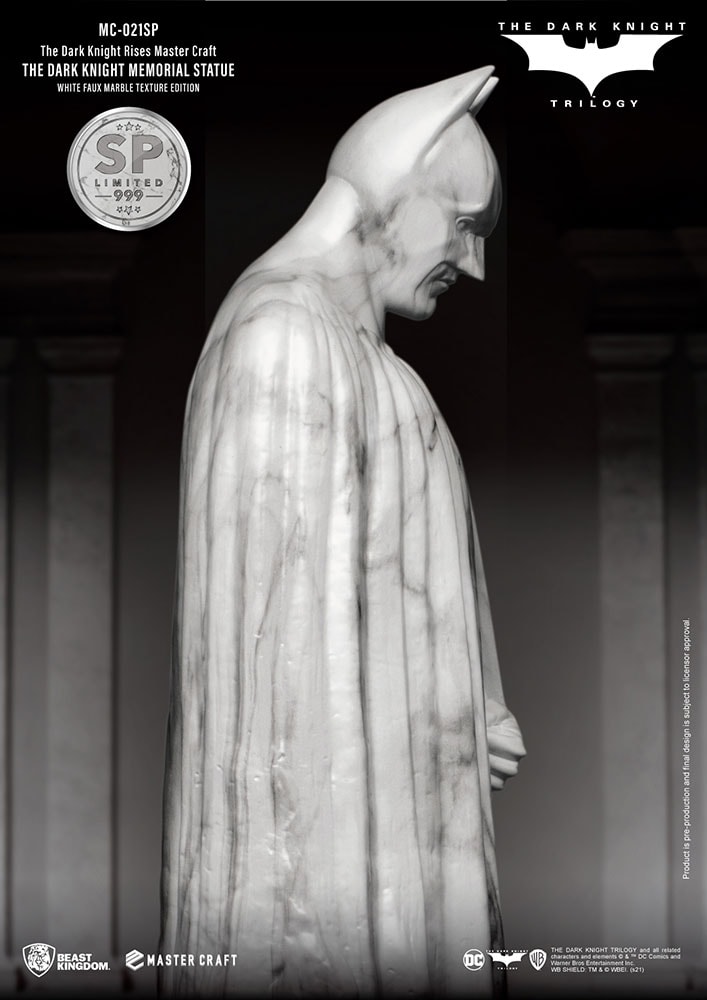 The Dark Knight Memorial (White Faux Marble Texture Edition)