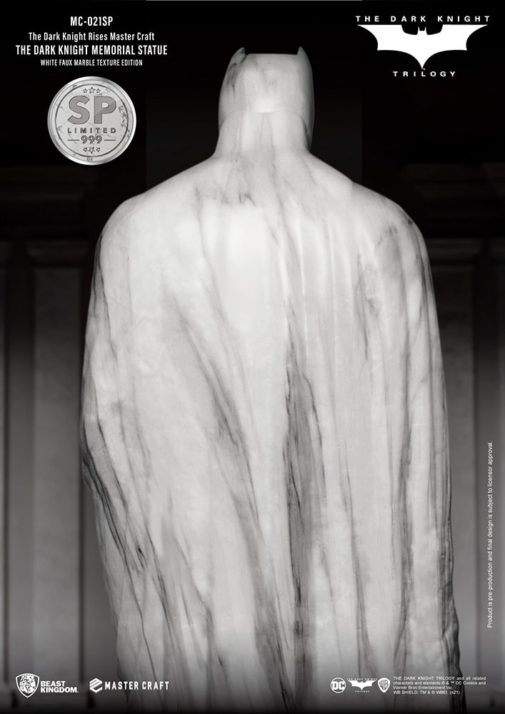 The Dark Knight Memorial (White Faux Marble Texture Edition)