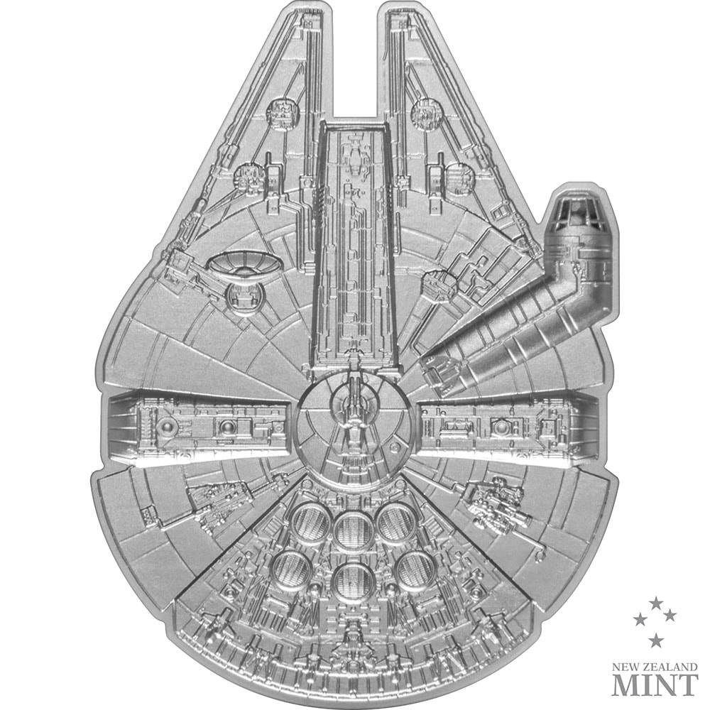 Millennium Falcon 1oz Silver Shaped Coin