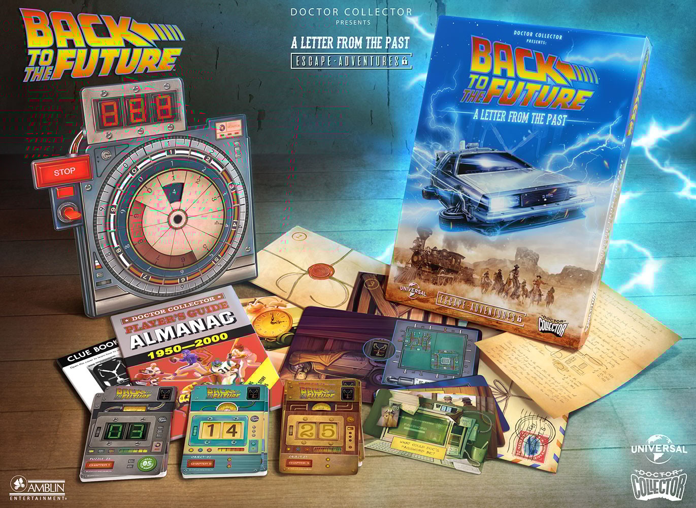 Back to the Future A Letter From The Past Escape Adventures Box
