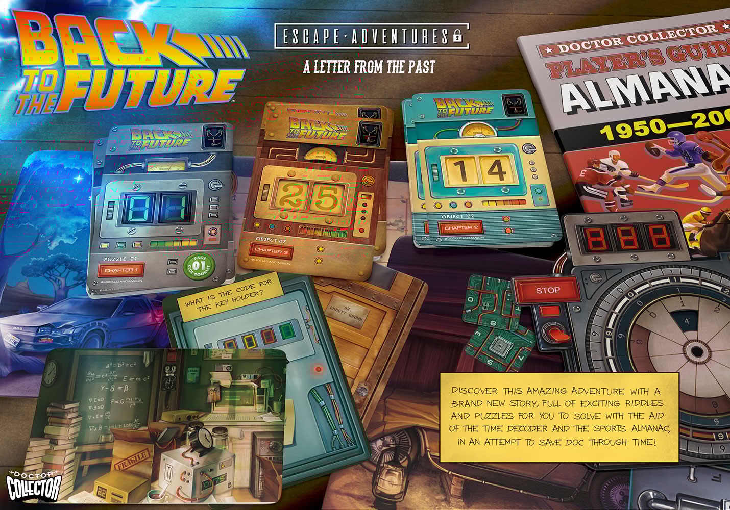 Back to the Future A Letter From The Past Escape Adventures Box