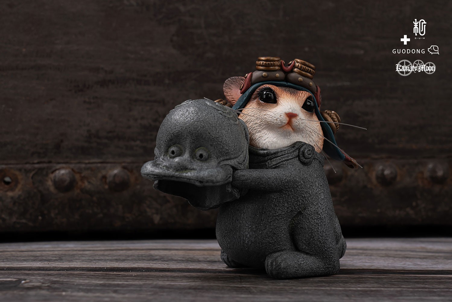 Teasie Beastie – Mouse Pilot (Blue Helmet)