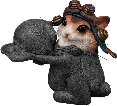 Teasie Beastie – Mouse Pilot (Blue Helmet)