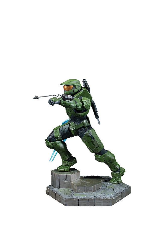 Halo Infinite Master Chief with Grappleshot (Prototype Shown) View 2
