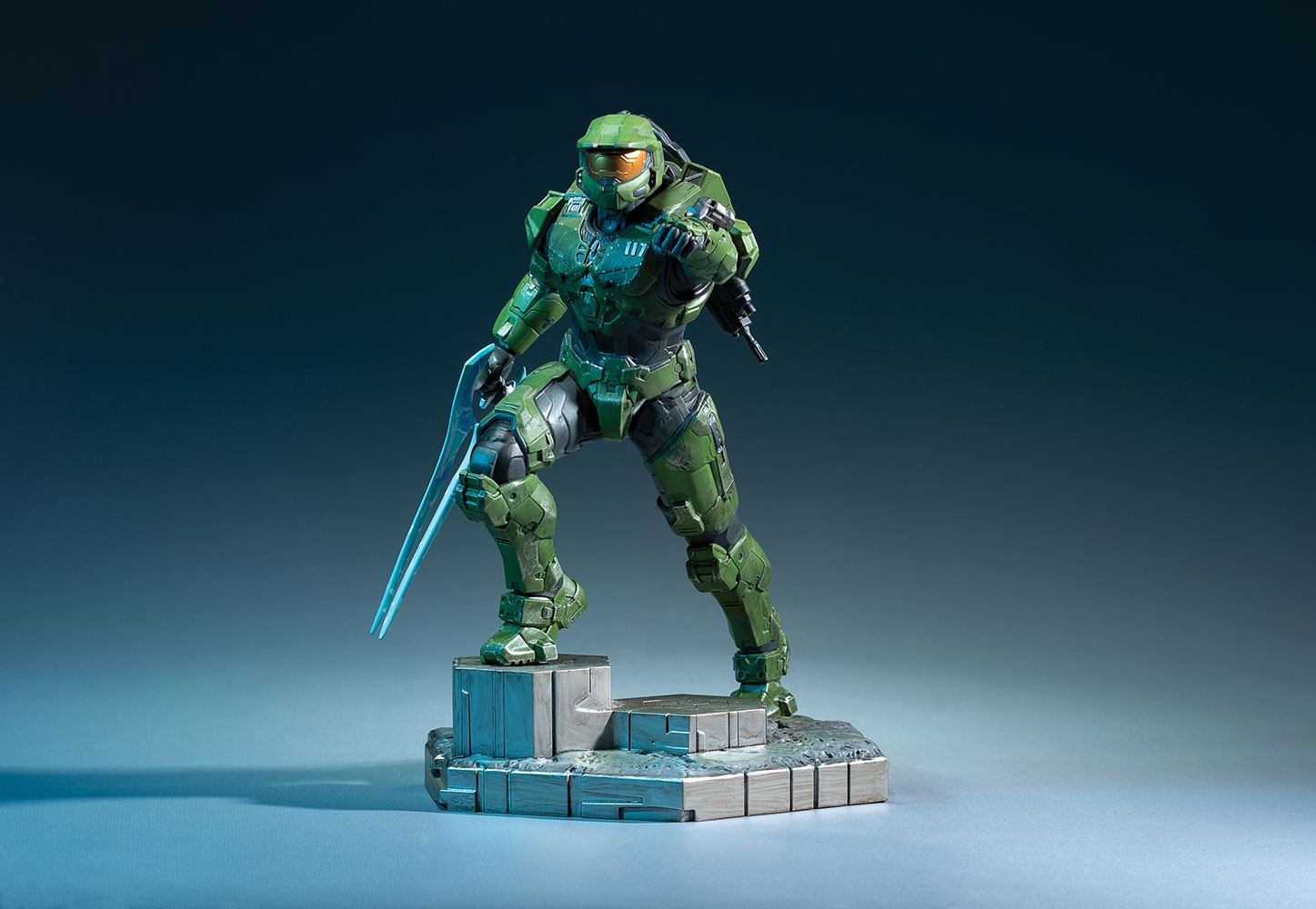 Halo Infinite Master Chief with Grappleshot (Prototype Shown) View 10