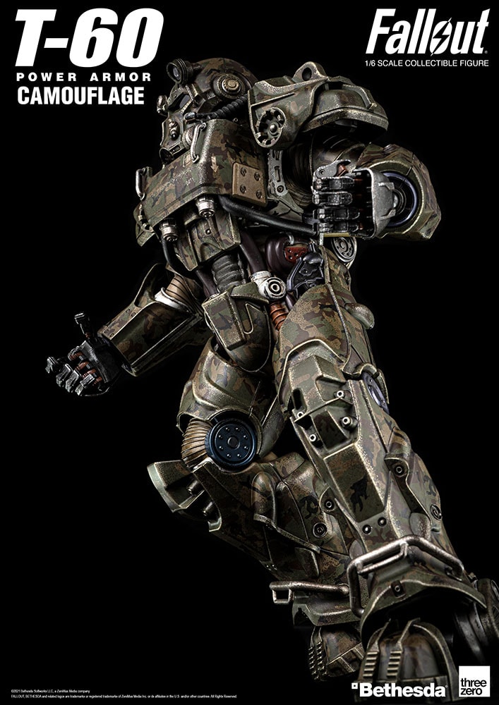 T-60 Camouflage Power Armor (Prototype Shown) View 17