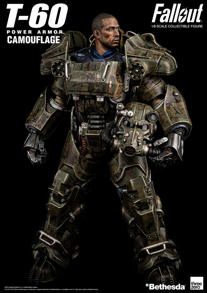 T-60 Camouflage Power Armor (Prototype Shown) View 16