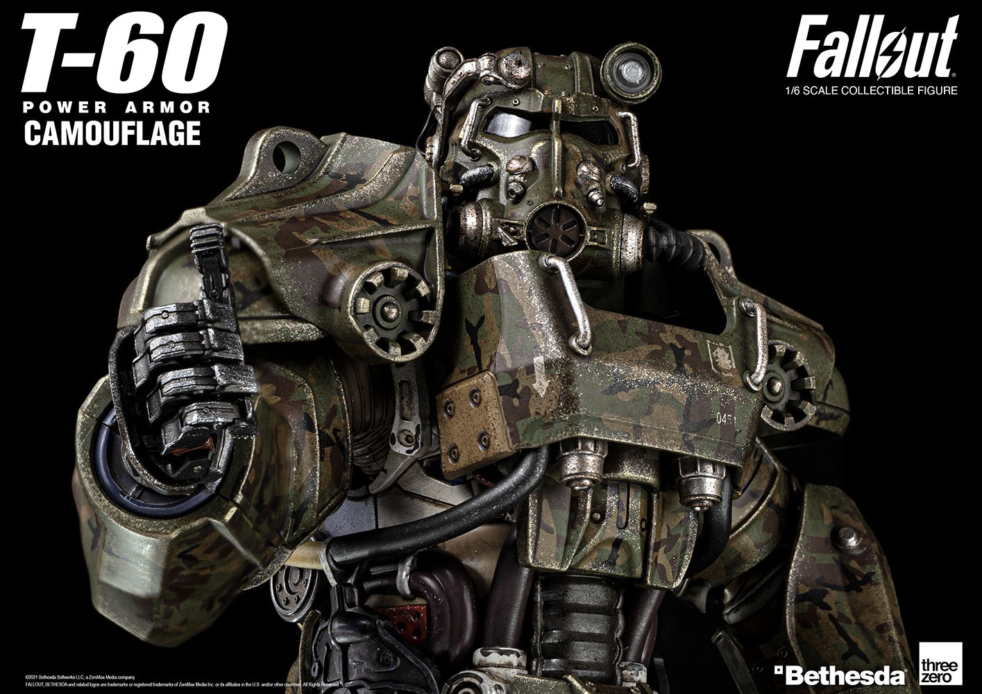T-60 Camouflage Power Armor (Prototype Shown) View 13