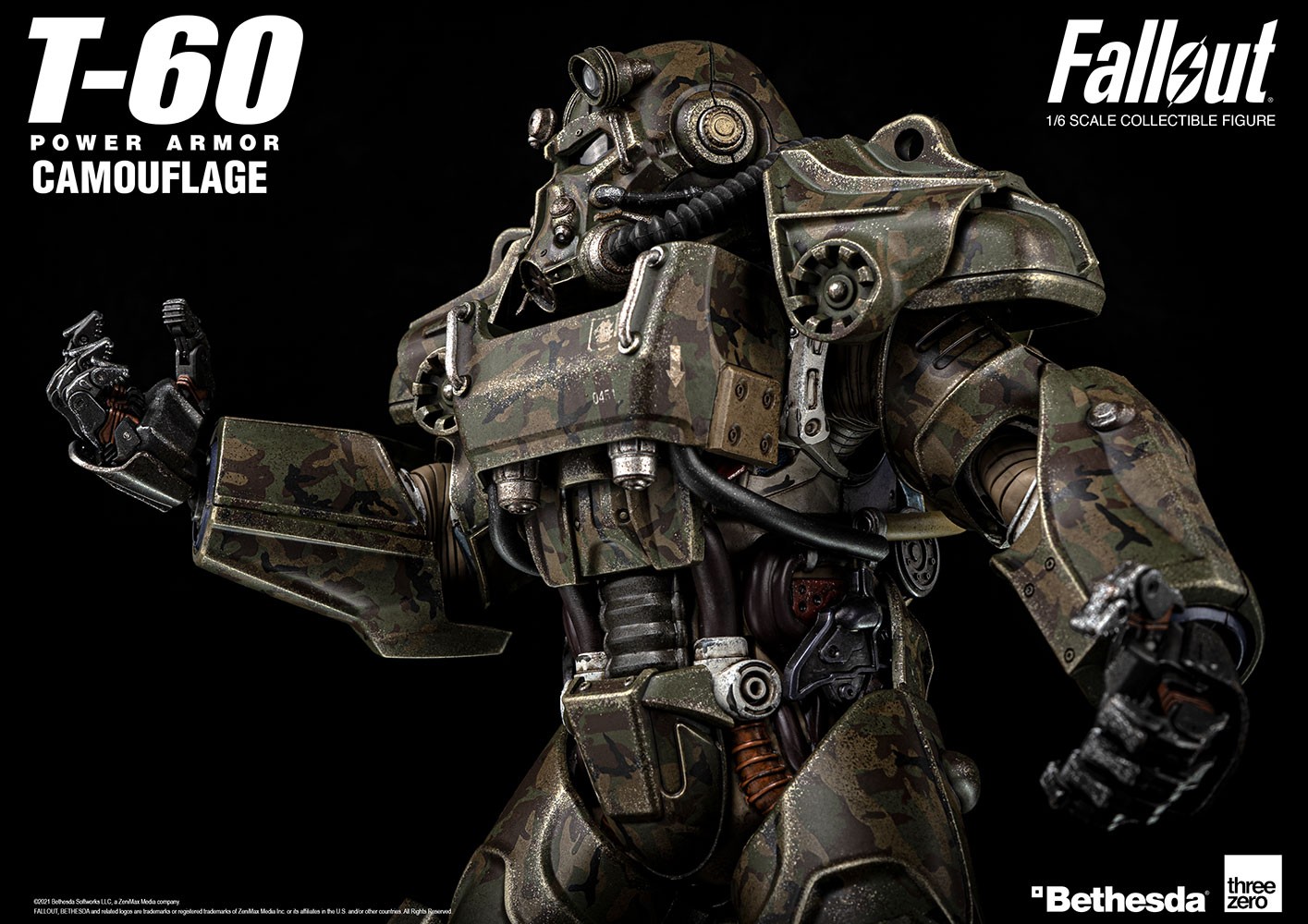 T-60 Camouflage Power Armor (Prototype Shown) View 11