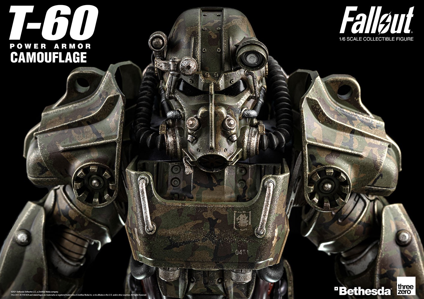 T-60 Camouflage Power Armor (Prototype Shown) View 9