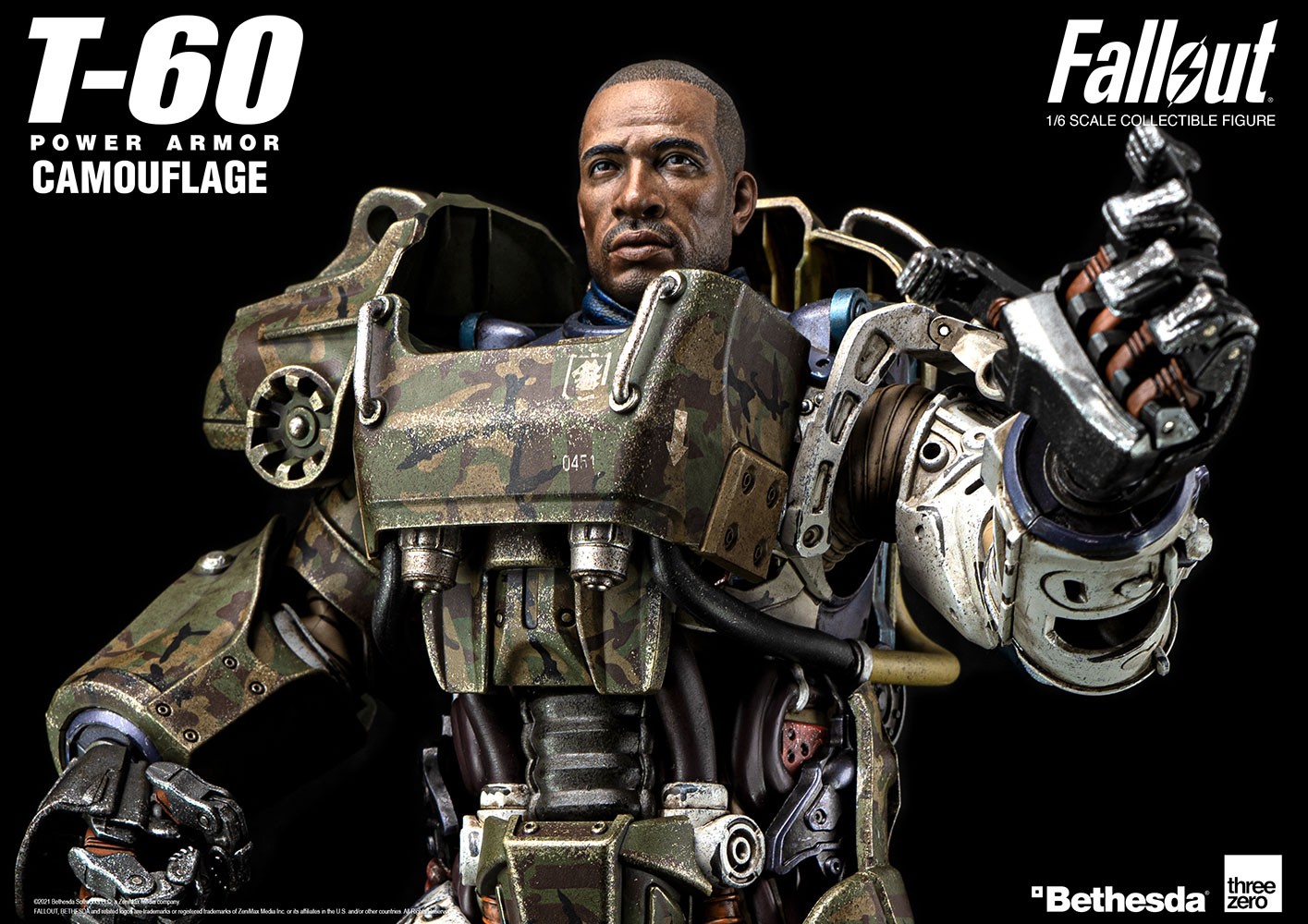 T-60 Camouflage Power Armor (Prototype Shown) View 8