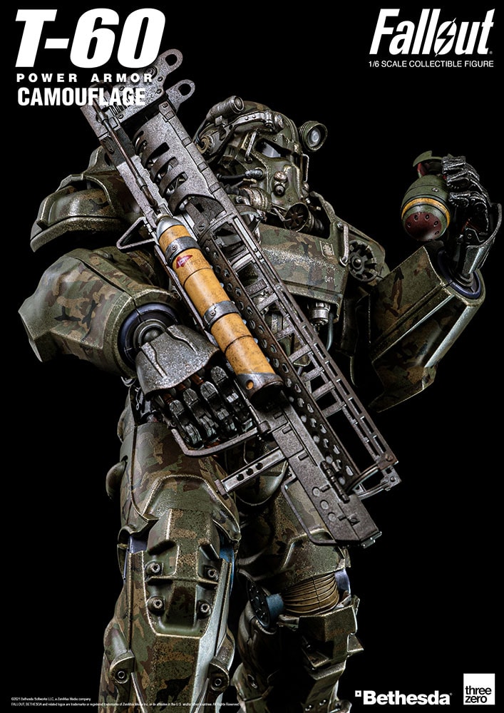 T-60 Camouflage Power Armor (Prototype Shown) View 4