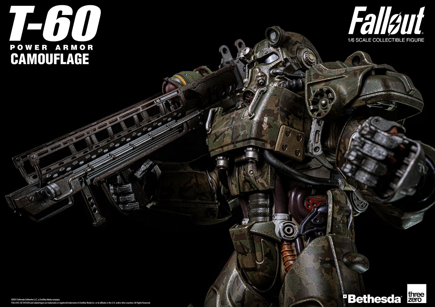 T-60 Camouflage Power Armor (Prototype Shown) View 3