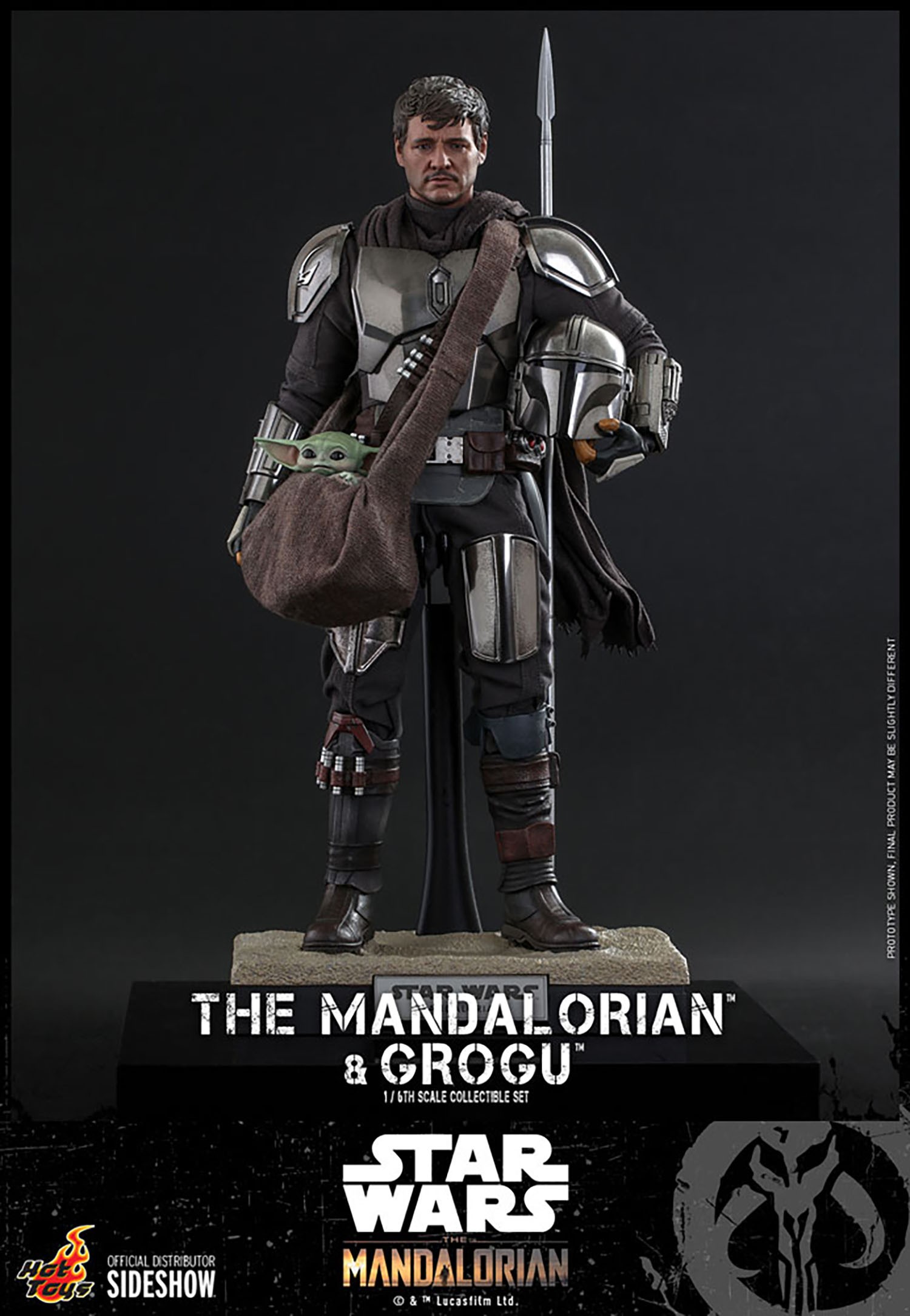 Gentle Giant - buste 1/6 The Mandalorian with Grogu - Star Wars